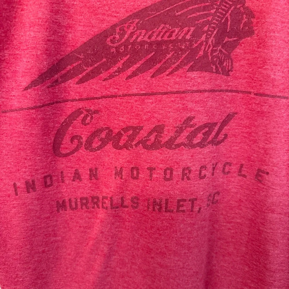 Indian Motorcycle Racing Women's Red Tee - Picture 6 of 6